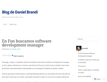 Tablet Screenshot of danielbrandi.com